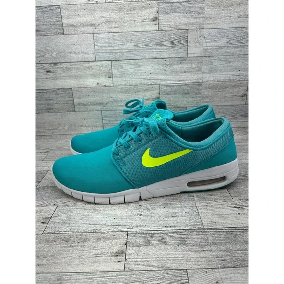 Nike SB Stefan Janoski Max Hyper Jade Volt Mens 11 Skate Shoes 631303-330 - Picture 5 of 15